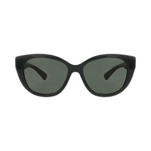 Gucci Cat Eye-Frame Recycled Acetate Sunglasses Black Black Grey (GG1588S-30014859-001)