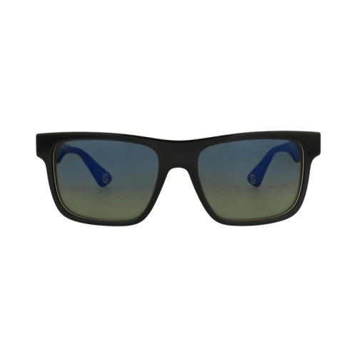 Gucci Square-Frame Recycled Acetate Sunglasses Black Black Blue (GG1618S-30014938-003)