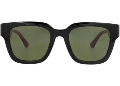 Gucci Square-Frame Recycled Acetate Sunglasses Black Red Green (GG1670SK-30015458-005)
