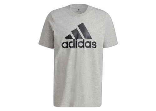 adidas Essentials Big Logo Tee Medium Grey Heather/Black