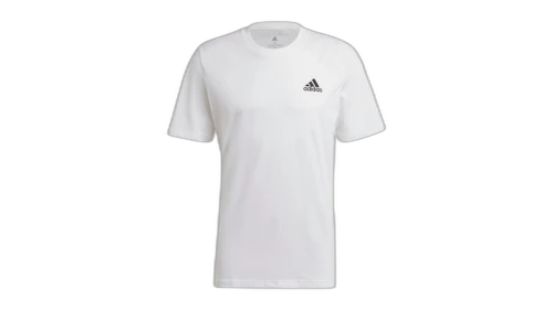 adidas Essentials Embroidered Small Logo T-Shirt White/Black