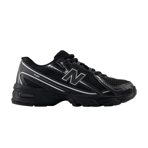New Balance 740 Black Silver Metallic (GS)