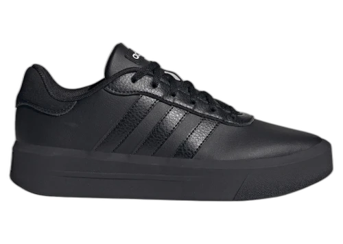 adidas Court Platform Core Black Cloud White (Women's)