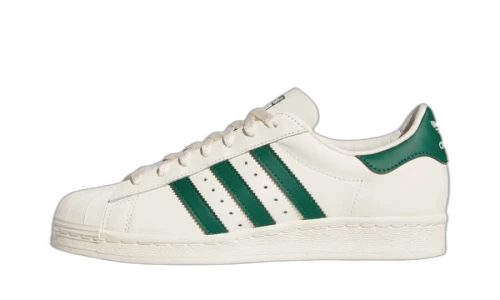 adidas Superstar 82 White Dark Green