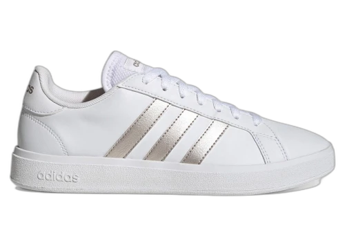 adidas Grand Court TD White Platinum Metallic (Women's)
