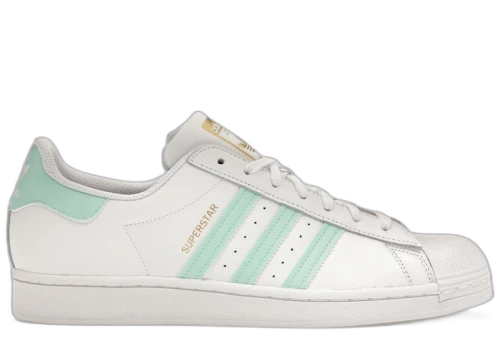 adidas Superstar White Clear Mint