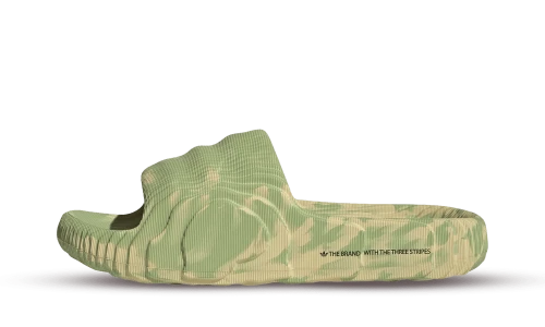 adidas Adilette 22 Slides Magic Lime St Desert Sand
