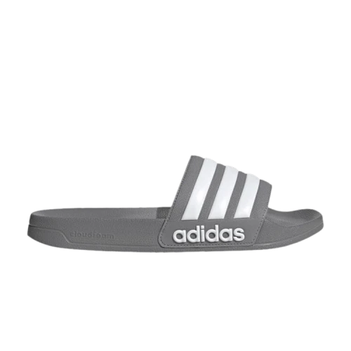 adidas Adilette Shower Slides Grey Three White