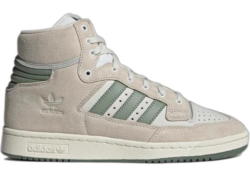 adidas Centennial 85 Hi White Silver Green