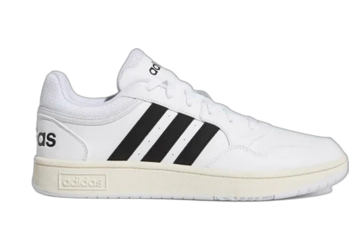 adidas Hoops 3.0 White Black