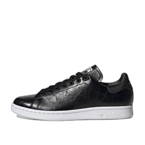 adidas Stan Smith Cracked Leather Black Gold (Women's)