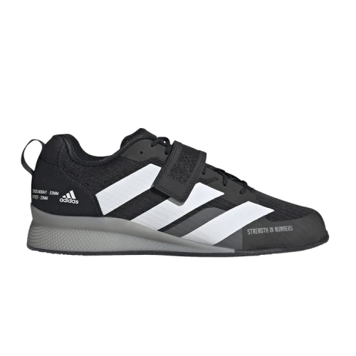 adidas Adipower 3 Core Black Cloud White Grey Three
