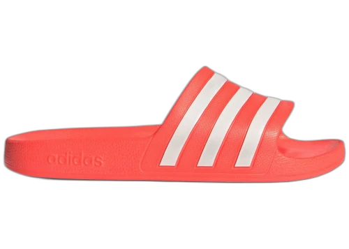 adidas Adilette Aqua Solar Red White