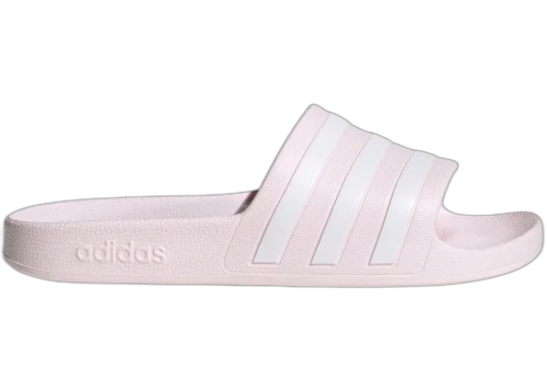 adidas Adilette Aqua Slides Almost Pink Cloud White