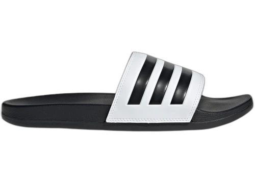 adidas Adilette Comfort Slides Cloud White Core Black
