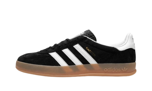 adidas Gazelle Black White Gum