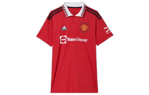 adidas Manchester United Fan Edition Soccer/Football Short Sleeve Red T-Shirt