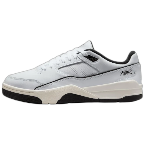Jordan Flight Court White Sail Black