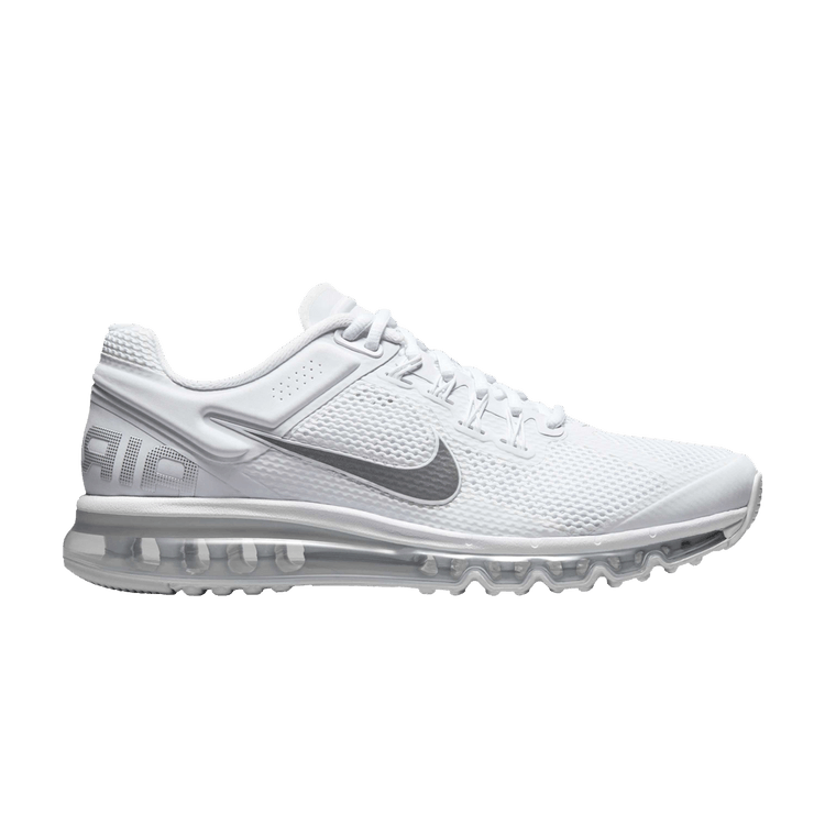 Nike Air Max 2013 White Metallic Slver