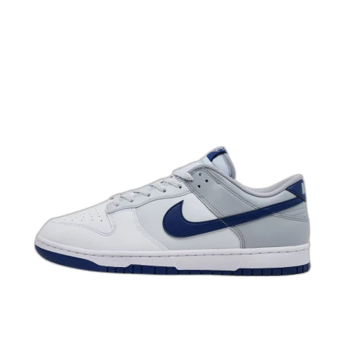 Nike Dunk Low Retro White Deep Royal Wolf Grey