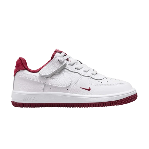 Nike Force 1 Low LV8 EasyOn White Team Red (PS)