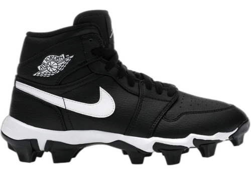 Jordan 1 Mid Cleat Black White (GS)