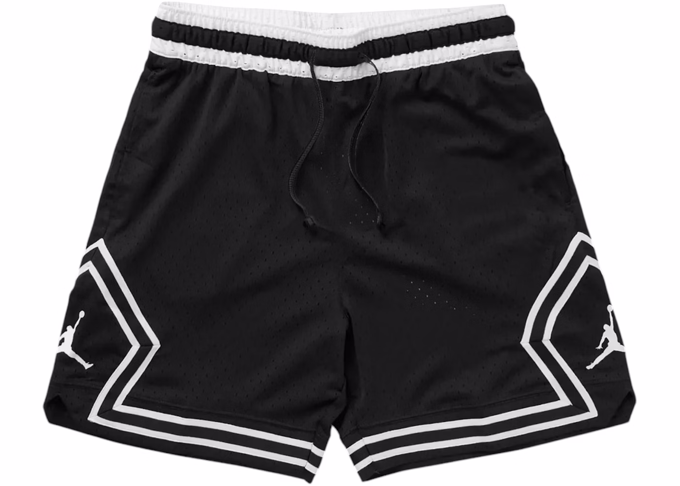 Jordan Sport Diamond Mesh Dri-Fit Shorts Black/White