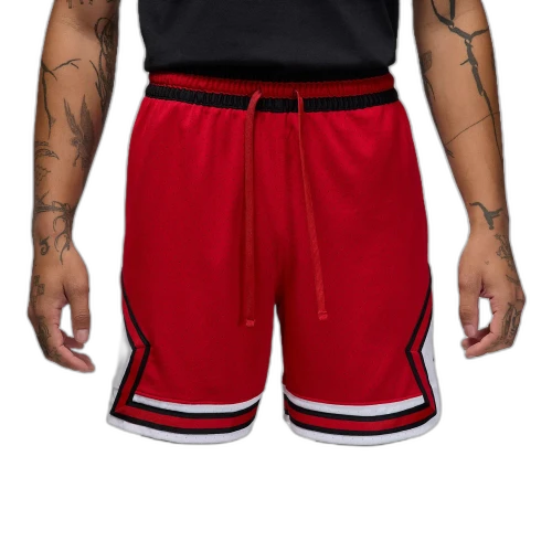 Jordan Sport Diamond Mesh Dri-Fit Shorts Red/Black/White