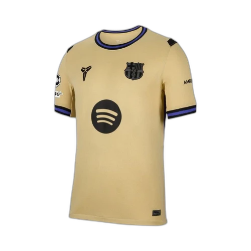 FC Barcelona x Kobe Bryant UCL Stadium Replica Away 2025/26 Jersey Yellow
