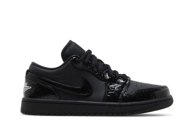 Jordan 1 Low SE Patent Elephant Black (Women's)