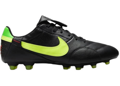 Nike Premier 3 FG Black Green Strike