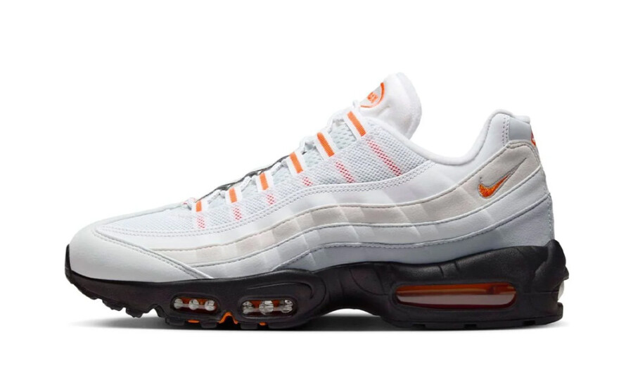 Nike Air Max 95 Wolf Grey Safety Orange Pure Platinum