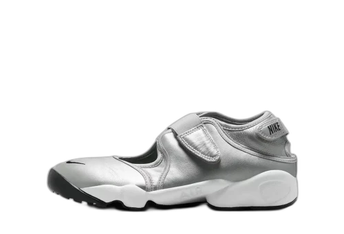 Nike Air Rift Leather Metallic Silver Sail (Women's)