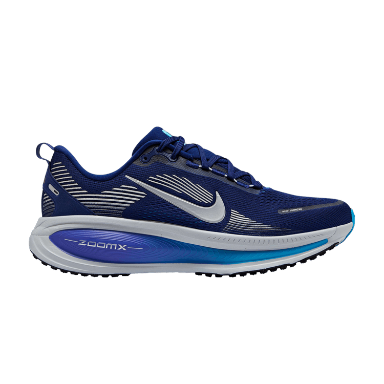 Nike Vomero 18 Blue Void Blue Lightning Bright Crimson Metallic Silver