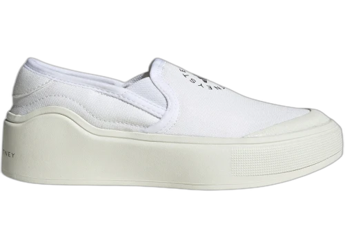 adidas Court Slip-On by Stella McCartney Cloud White Core Black