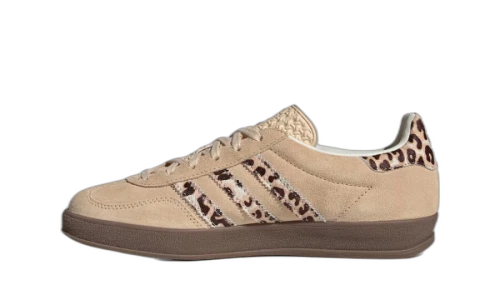 adidas Gazelle Indoor Leopard Crystal Sand (Women's)