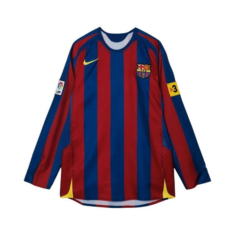 Nike FC Barcelona 2005 Reissue Replica L/S Jersey Gym Blue/Desert Maroon/Tour Yellow