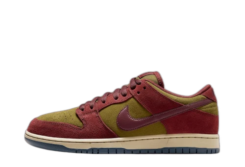 Nike SB Dunk Low Dark Team Red Olive Flak