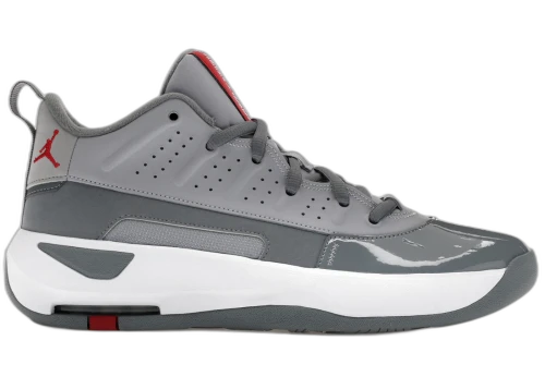 Jordan Max Aura 7 Wolf Grey Varsity Red