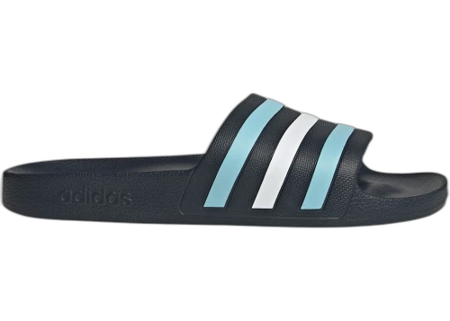 adidas Adilette Aqua Slides Night Navy Icey Blue White