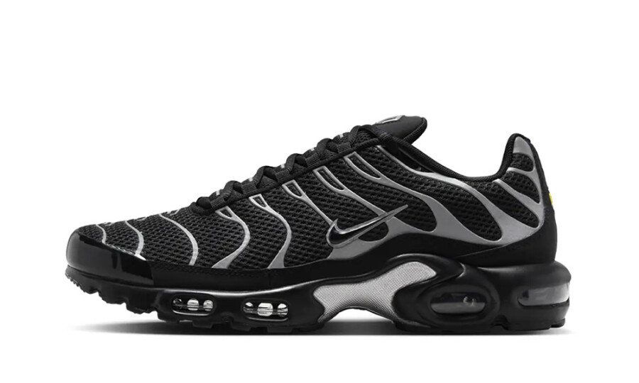 Nike Air Max Plus Premium Black Reflective Silver