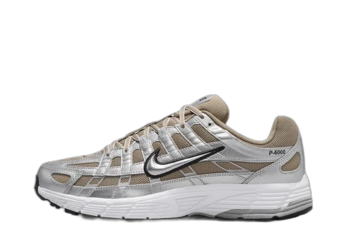 Nike P-6000 Khaki Metallic Silver