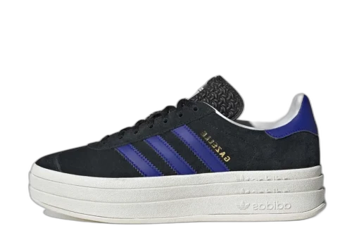 adidas Gazelle Bold Core Black Lucid Blue (Women's)