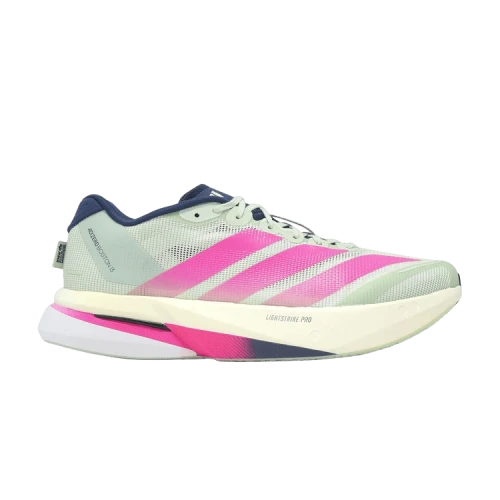 adidas Adizero Boston 13 Linen Green Shock Pink