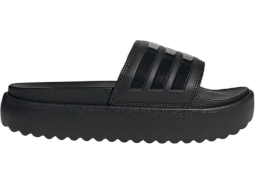 adidas Adilette Platform Slides Core Black (Women's)