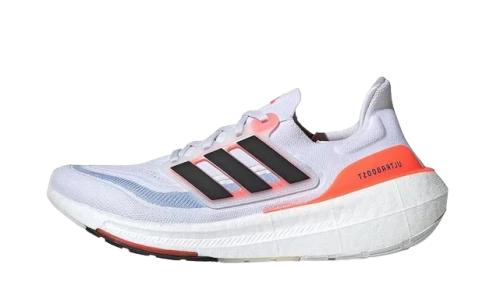 adidas Ultra Boost Light White Black Solar Red
