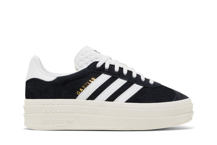 adidas Gazelle Bold Core Black White (Women's)