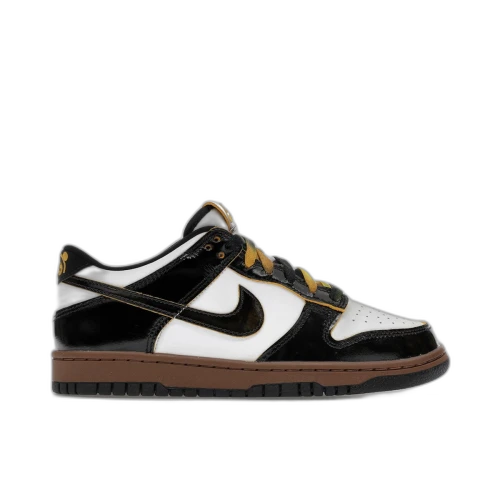 Nike Dunk Low SE Panda-Monium White Black Fauna Brown (GS)