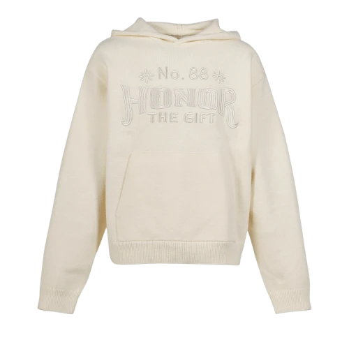 Honor The Gift Art Knit Hoodie 'Bone'