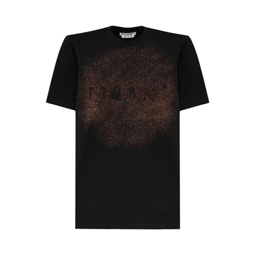 Marni Srayed Logo T-Shirt 'Black'